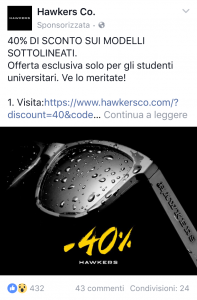 Hawkers Discount 40